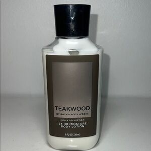 Bath and body works teakwood body lotion